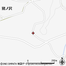 愛知県設楽町（北設楽郡）東納庫（川向）周辺の地図
