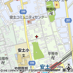 滋賀県近江八幡市安土町上豊浦1434周辺の地図