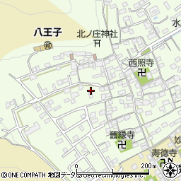 滋賀県近江八幡市北之庄町周辺の地図