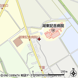 滋賀県東近江市僧坊町332周辺の地図