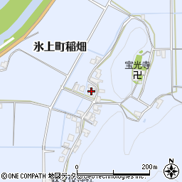 兵庫県丹波市氷上町稲畑327周辺の地図