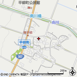 滋賀県東近江市平柳町1206周辺の地図