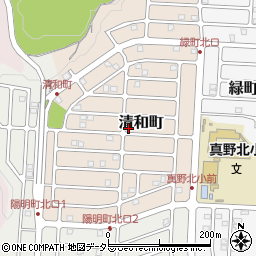 滋賀県大津市清和町14-8周辺の地図