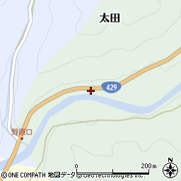岡山県美作市太田60周辺の地図