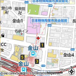 マルコ株式会社　金山店周辺の地図