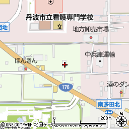 兵庫県丹波市柏原町田路42周辺の地図