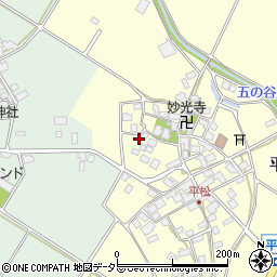 滋賀県東近江市平松町417周辺の地図