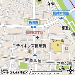 なの花薬局　名古屋長須賀店周辺の地図