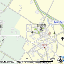 滋賀県東近江市平松町416周辺の地図