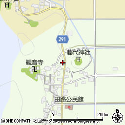 兵庫県丹波市柏原町田路614周辺の地図