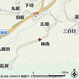 愛知県豊田市富岡町林南周辺の地図