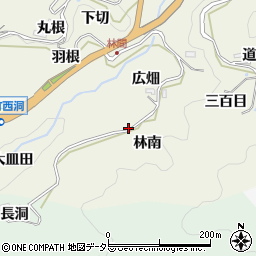 愛知県豊田市富岡町（林南）周辺の地図