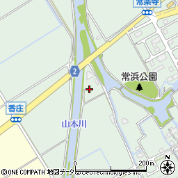 滋賀県近江八幡市安土町常楽寺2108周辺の地図