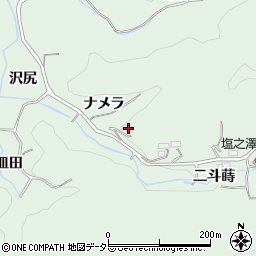 愛知県豊田市塩ノ沢町ナメラ18周辺の地図