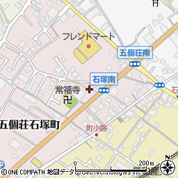 ちゃんぽん亭総本家五個荘店周辺の地図