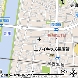 愛知県名古屋市中川区長須賀3丁目1121周辺の地図