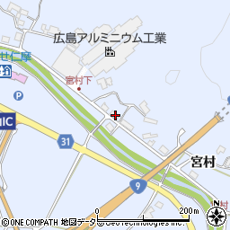 島根県大田市仁摩町大国宮村261周辺の地図