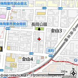 愛知県名古屋市中区金山周辺の地図