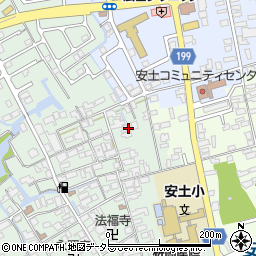 滋賀県近江八幡市安土町常楽寺520-1周辺の地図