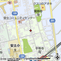 滋賀県近江八幡市安土町上豊浦1429周辺の地図