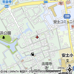 滋賀県近江八幡市安土町常楽寺686-1周辺の地図