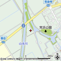 滋賀県近江八幡市安土町常楽寺2110周辺の地図