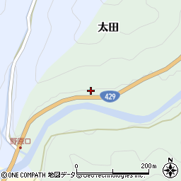 岡山県美作市太田53周辺の地図
