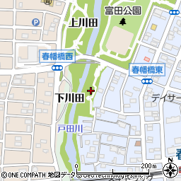 富田公園周辺の地図