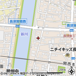 愛知県名古屋市中川区長須賀3丁目1411周辺の地図