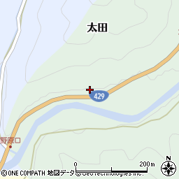 岡山県美作市太田65-1周辺の地図