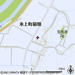 兵庫県丹波市氷上町稲畑379周辺の地図