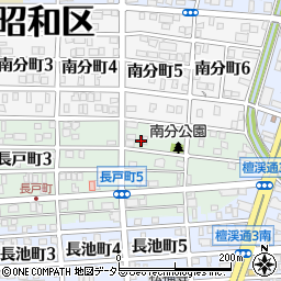 愛知県名古屋市昭和区長戸町5丁目20周辺の地図