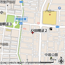 愛知県名古屋市中川区戸田明正周辺の地図