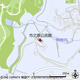 市之原公民館周辺の地図