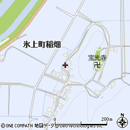 兵庫県丹波市氷上町稲畑323-2周辺の地図