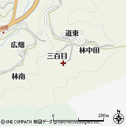 愛知県豊田市富岡町（三百目）周辺の地図