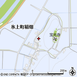 兵庫県丹波市氷上町稲畑323-1周辺の地図