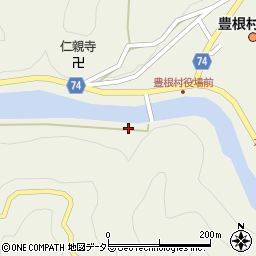 愛知県豊根村（北設楽郡）下黒川（寺向）周辺の地図
