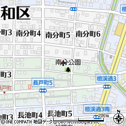 愛知県名古屋市昭和区長戸町5丁目9周辺の地図