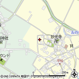 滋賀県東近江市平松町420周辺の地図