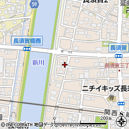 愛知県名古屋市中川区長須賀3丁目1405周辺の地図