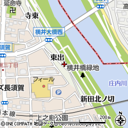 愛知県名古屋市中川区富田町大字長須賀東出周辺の地図