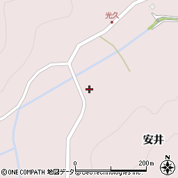 京都府船井郡京丹波町安井周辺の地図