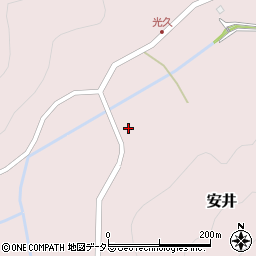 京都府京丹波町（船井郡）安井周辺の地図
