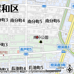 愛知県名古屋市昭和区長戸町5丁目8周辺の地図