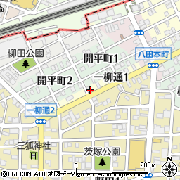 愛知県名古屋市中川区一柳通周辺の地図