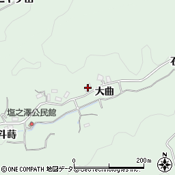 愛知県豊田市塩ノ沢町大曲23周辺の地図