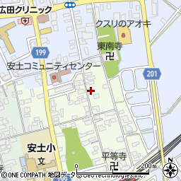 滋賀県近江八幡市安土町上豊浦1523周辺の地図