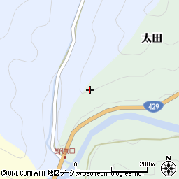 岡山県美作市太田25周辺の地図