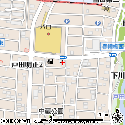戸田ファミリークリニック周辺の地図